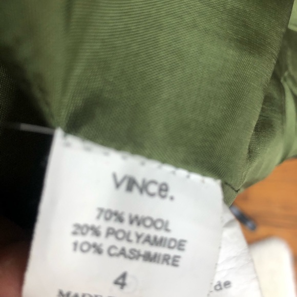 VINCE double breasted wool cashmere blend pea coat - Picture 12 of 12